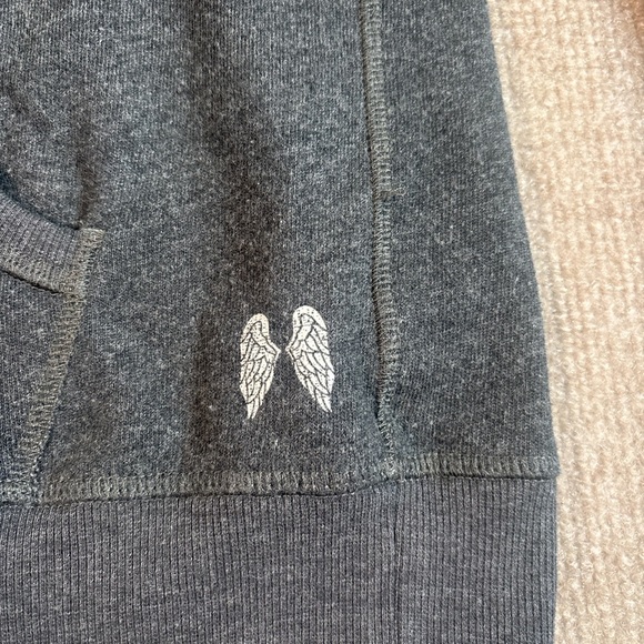 Dark Gray Sweatshirt with 'ANGEL' Print 1258 - Picture 3 of 5